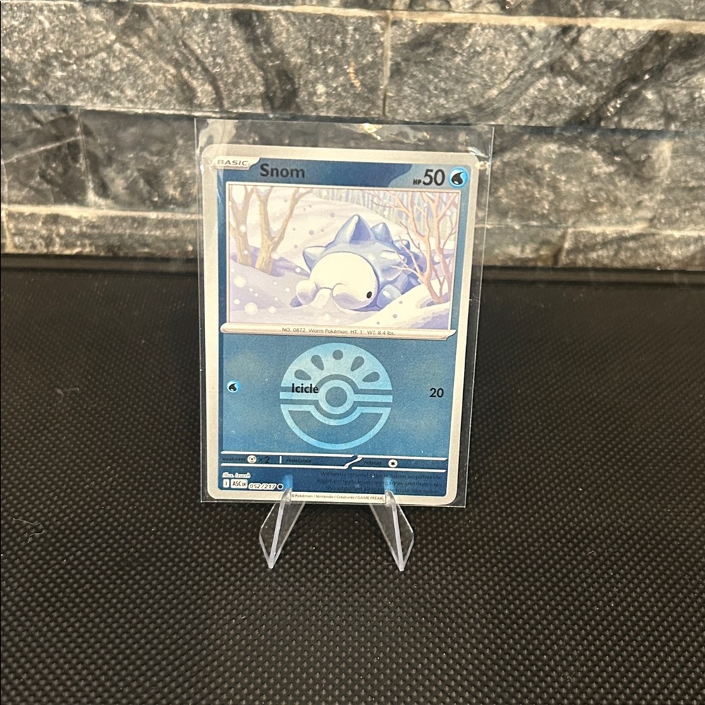 Pokémon‎ Snom 052/217 Reverse Holo Card from Ascended Heroes Set M/NM